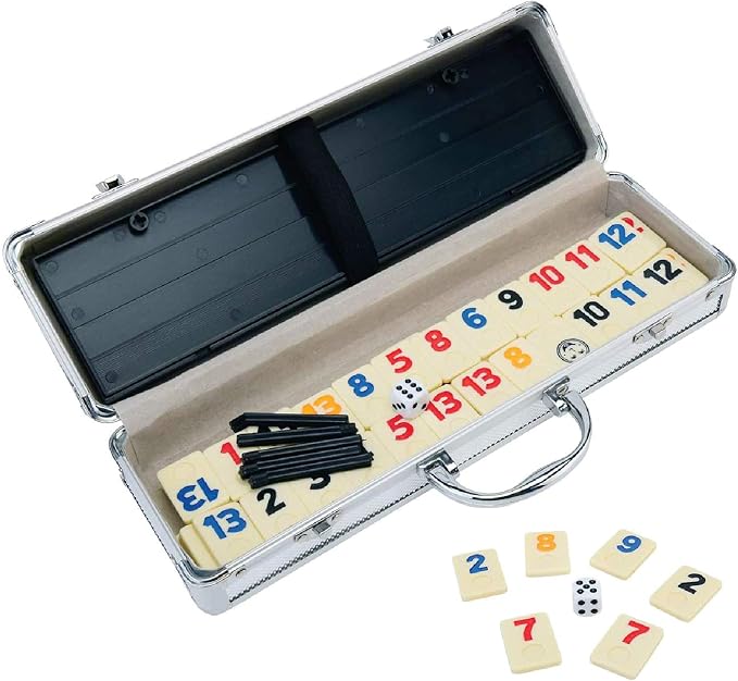 ERLLE - 106 Rummy Tiles Game Set - Image 6