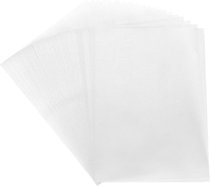 MECCANIXITY Colored Vellum Paper, 20 Sheet Silver Transparency 11.7 x 8.2 by MECCANIXITY