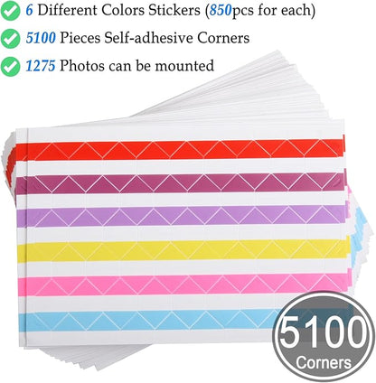 50 Sheets Self Adhesive Photo Corners - Image 2