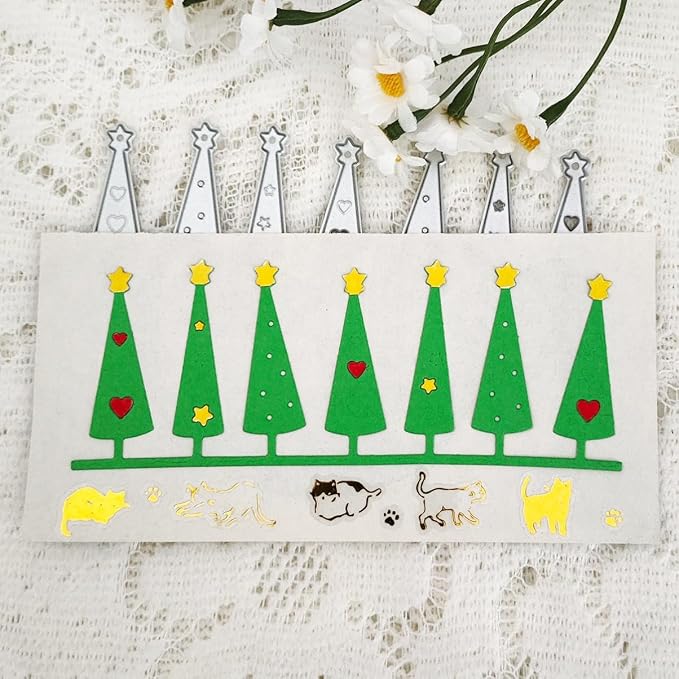 Mvchifay Cutting Dies Happy Birthday Metal Stencils Scrapbooking Tool DIY - Image 5