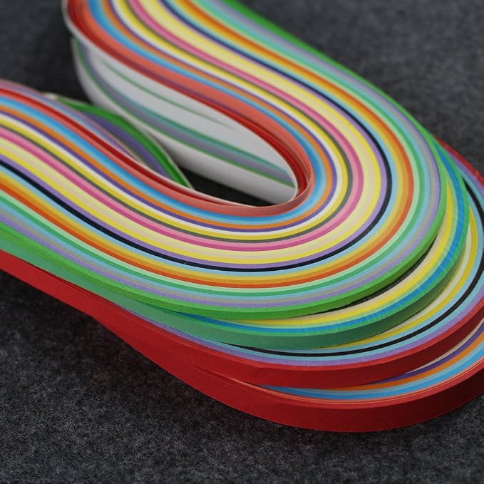 IMISNO Paper Quilling Strips Set 1040 Strips 26 Colors - Image 2