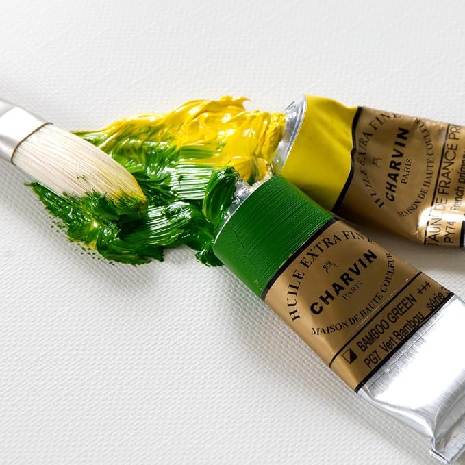 Charvin Extra Fine Oil Paint, Cinnabar Green Light 60 mL - Image 7