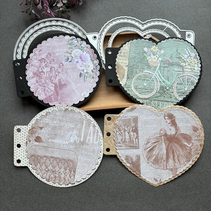 Heart Loose-Leaf Lace Die Cuts for Card Making, Background Frame Cutting Dies - Image 6