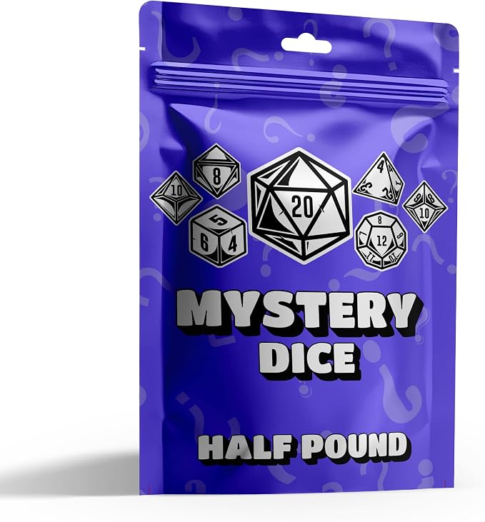 Half-Pound Mystery Dice Bag – Full Polyhedral Sets & Unique Secret Styles - Image 2