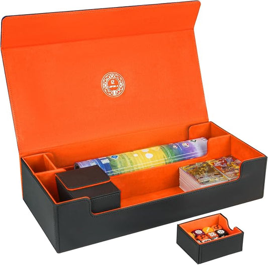 Card Deck Box, X-Large Premium Trading Card Storage Case by LEFOR%C2%B7Z