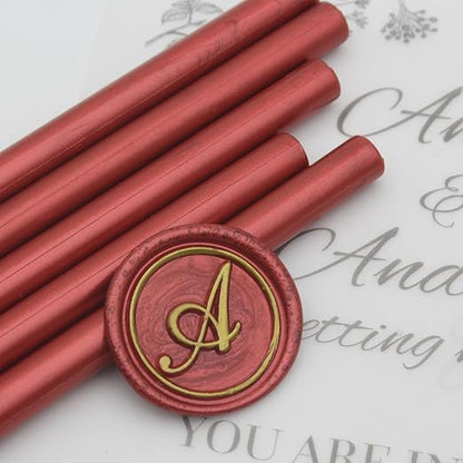 Wine Red Wax Seal Sticks 26pcs, Andotopee Glue Gun Wax Seal Sticks - Image 2