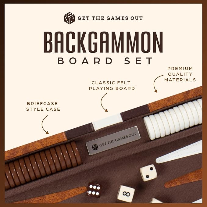 Get The Games Out Backgammon Set - Image 2