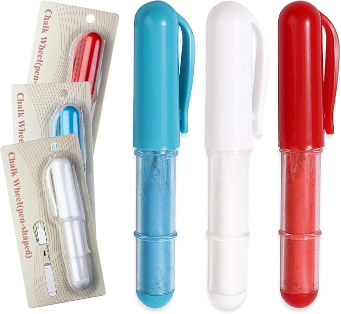 3PCS Sewing Chalk for Fabric, Wipeable and Washable Fabric Chalk for Sewing by Unknown