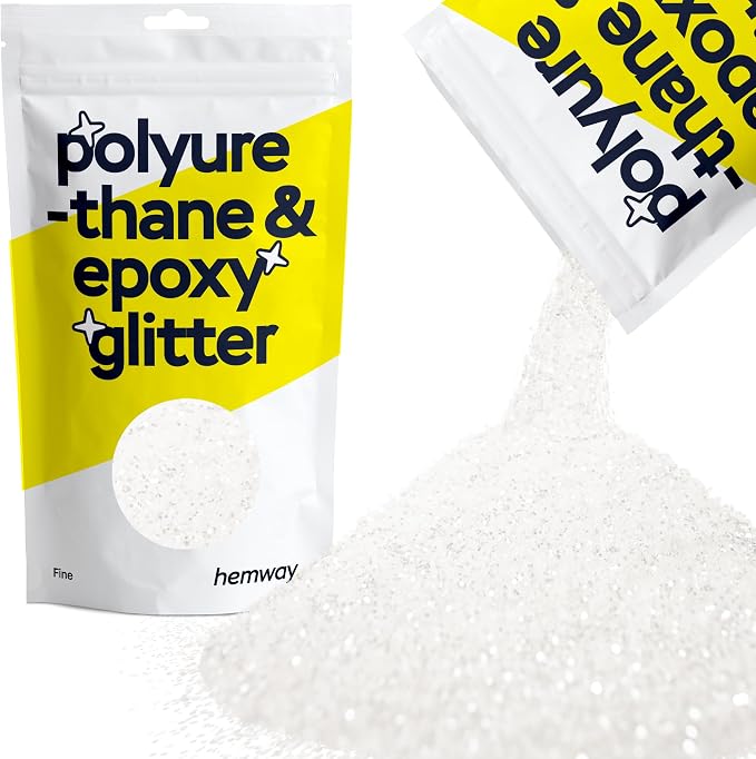 Hemway Polyurethane & Epoxy Resin Glitter 100g / 3.5oz Metallic Crystal Flake by Hemway