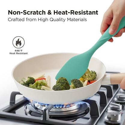 Kitchen Mama WaltzGrip Platinum Silicone Scraping Spatula: Heat Resistant - Image 5