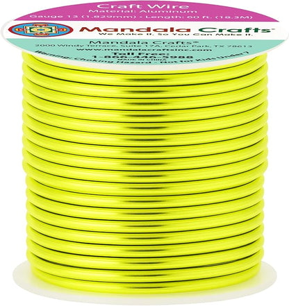 Mandala Crafts 13 Gauge Anodized Aluminum Craft Wire by MandalaCrafts