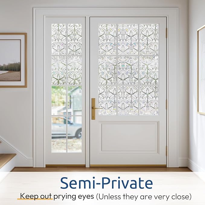 rabbitgoo Window Privacy Film Stained Glass Window Film, Decorative Stickers - Image 4
