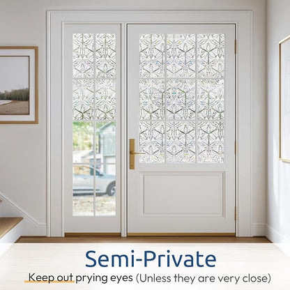 rabbitgoo Window Privacy Film Stained Glass Window Film, Decorative Stickers - Image 4