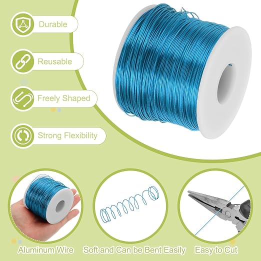 MECCANIXITY 20 Gauge Anodized Aluminum Craft Wire Bendable Bonsai Training Wire - Image 3