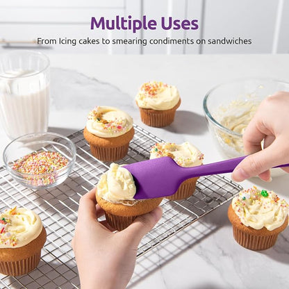 U-Taste Silicone Spatula Set: 600ºF High Heat Resistant, Seamless Food Grade - Image 8