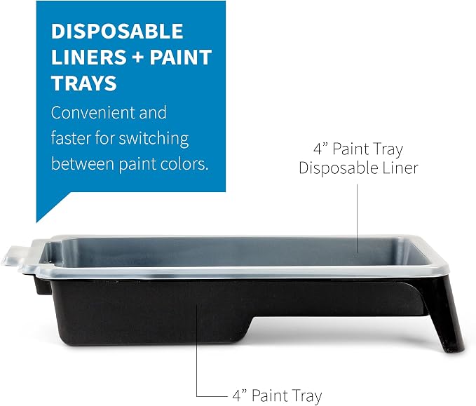 Precision Defined Paint Trays, Paint Roller Trays Liner, Plastic Paint Pan - Image 6