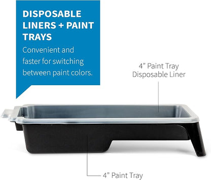 Precision Defined Paint Trays, Paint Roller Trays Liner, Plastic Paint Pan - Image 6