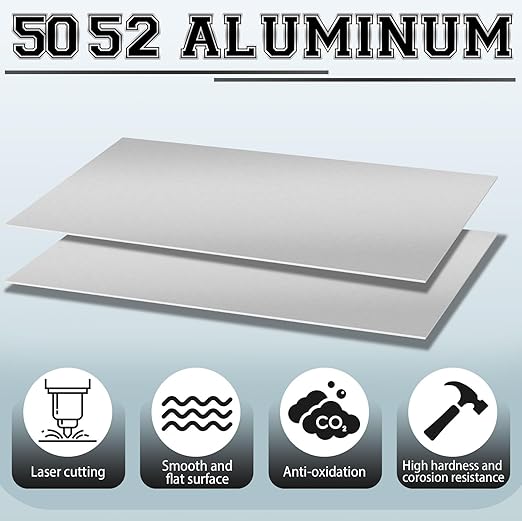 1 Pack 5052 Aluminum Sheet Metal 48" x 96" Aluminum Plate 1/25 Inch Thickness - Image 4