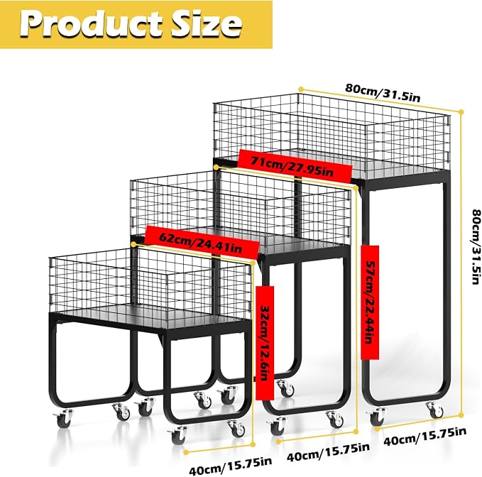 Ball Storage - 22.83" Basketball Cart - Image 2