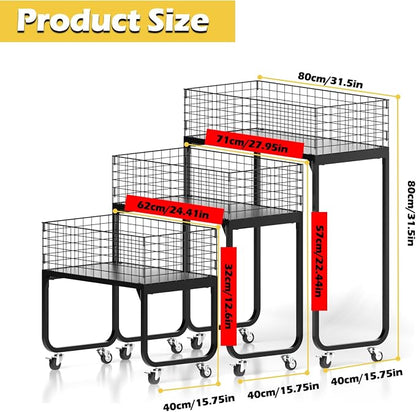 Ball Storage - 22.83" Basketball Cart - Image 2