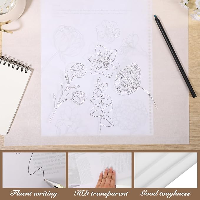 Tracing Paper Roll 12in x 75yd, Gift Wrapping - Image 3