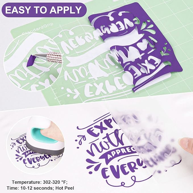 VINYL FROG Heat Transfer Vinyl Roll HTV Vinyl - Image 3