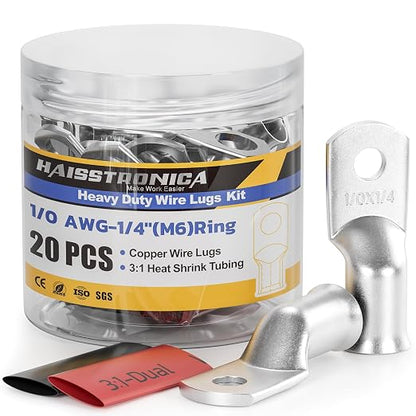 haisstronica 10pcs 1/0 AWG by HAISSTRONICA