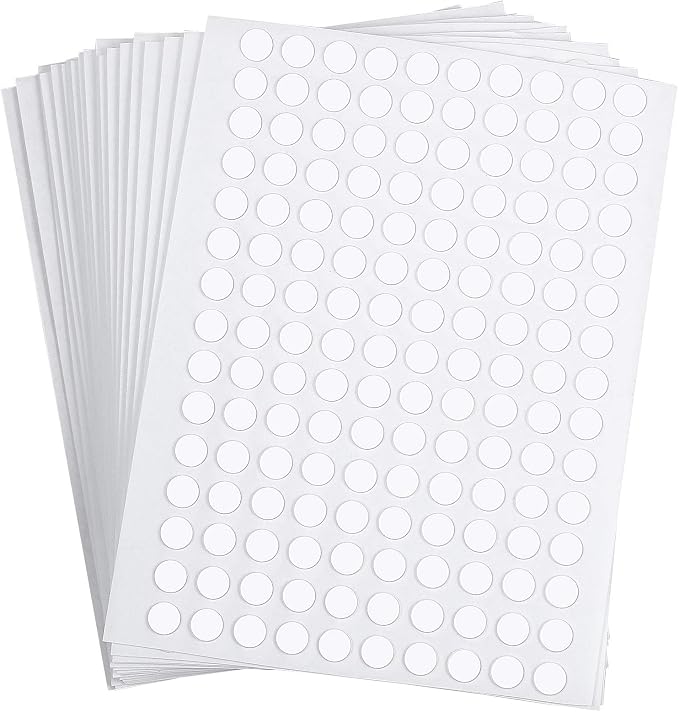 Zonon 3000 Pcs Double Sided Adhesive Dots Clear Glue Point Tape Stickers by Zonon