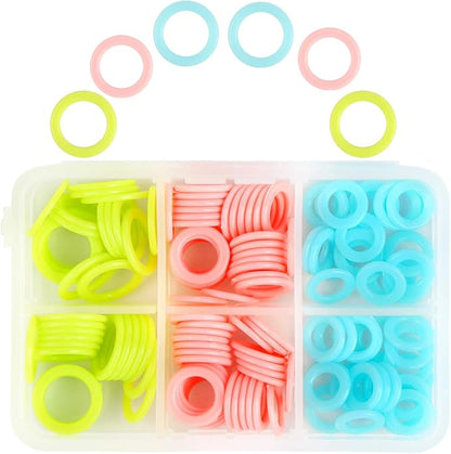 LUNARM 180 Pieces Stitch Markers by Lunarm