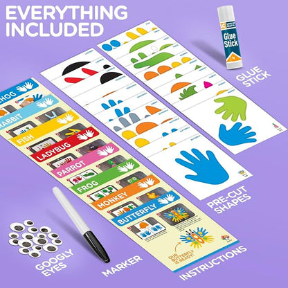 Arts and Crafts Kit for Toddlers Ages 3+ Years. Easy Animal Crafting for Kids - Image 6