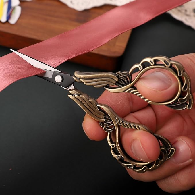 Sharp Detail Scissors with Case Embroidery Crafting Sewing Scissor - Image 9