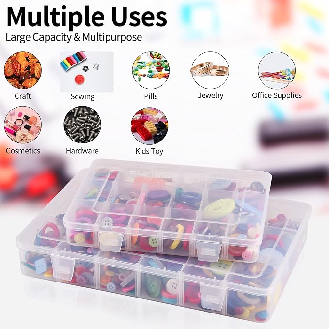18 Grids Plastic Organizer Box - Image 2