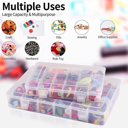 18 Grids Plastic Organizer Box - Image 2
