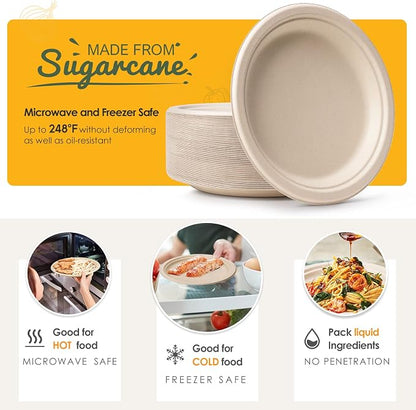 Gezond Compostable Paper Plates - Image 2