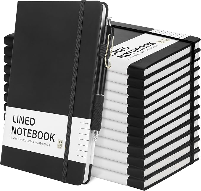 Aodaer 12 Set Lined Notebook Journals by Aodaer