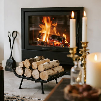 6-Pack White Birch Logs for Fireplace - Image 2
