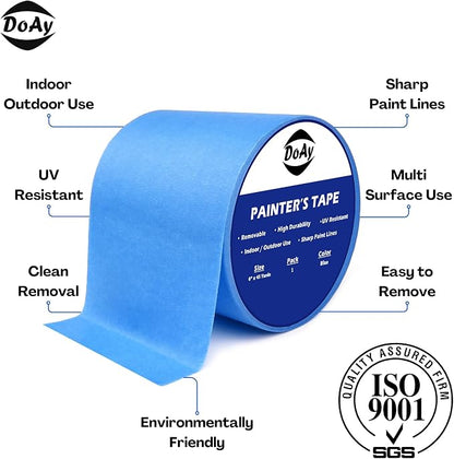 Blue Painters Tape 6 Inches x 45 Yards - Image 2