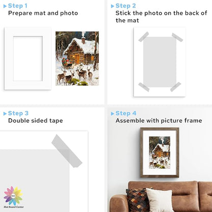 Mat Board Center, 12x16 White Mats - Image 7