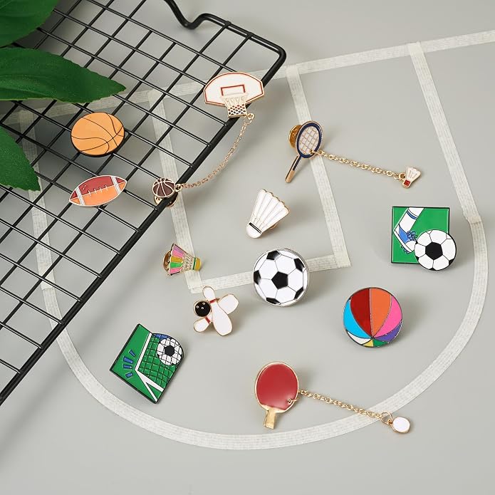 Mixed Enamel Pins for Backpacks, Beadthoven Cute Enamel Brooch Pins Set - Image 2