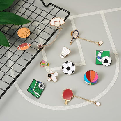 Mixed Enamel Pins for Backpacks, Beadthoven Cute Enamel Brooch Pins Set - Image 2