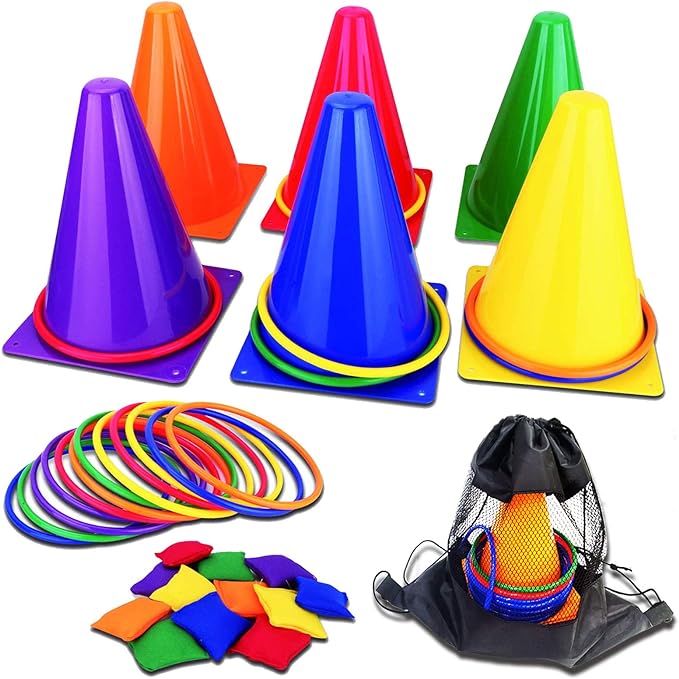 unanscre 31PCS 3 in 1 Carnival Outdoor Games Combo Set by unanscre