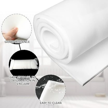Amylove Polyurethane Foam 24" x 72" High Density Cushion Upholstery Foam Sheet - Image 3
