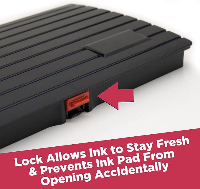 Large Premium Crimson Red Ink Stamp Pad - Image 4