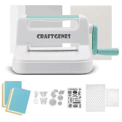 Manual Die Cutting Machine, Embossing Machine 6'' Opening Size by CraftGenesTools
