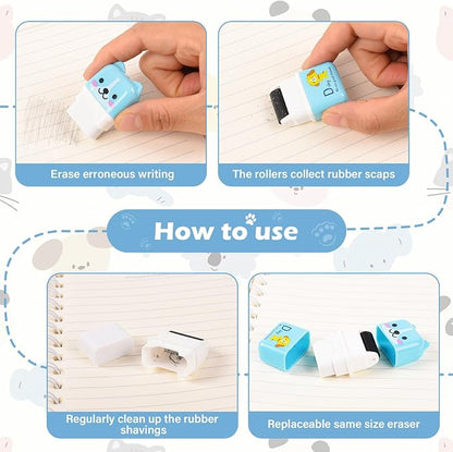 24 Pcs Cute Eraser for Pencils Cute Animals Eraser - Image 3