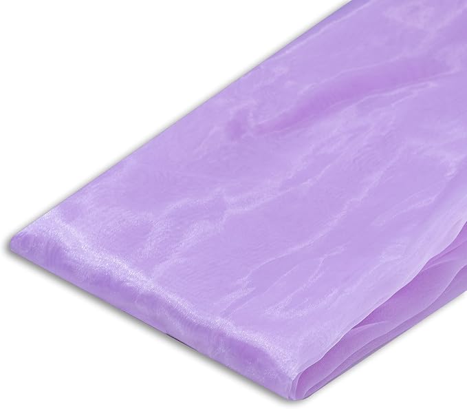 Fynite Sheer Organza Fabric | 2 Yards Long | 44" Wide | Bridal Solid Sheer - Image 3