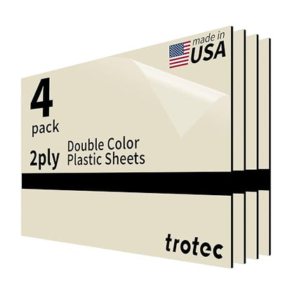 Trotec TroLase | 12"x20"x1/16", Guillotine | Made in USA by TrotecEngravingSupplies