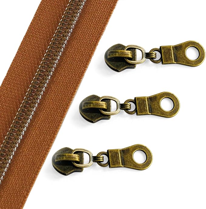 Sawoake 10 Yards Bulk Zipper, Replacement Sewing Zipper - Image 2
