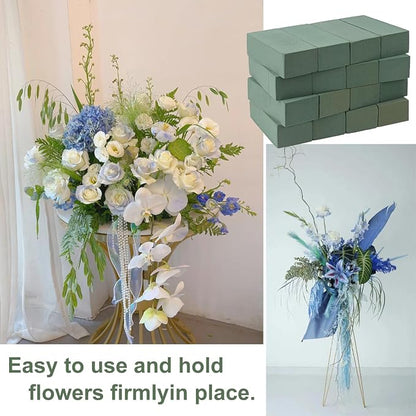IHDYPPEW 16 PCS Green Floral Foam Blocks, 7.8"L x 2.4"W x 3.54"H Floral Foam - Image 6