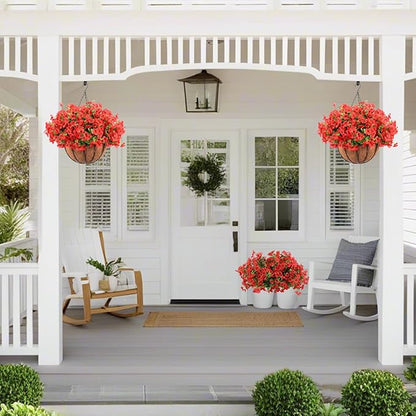 Hananona 24 Pcs Artficial Outdoor Flowers - Image 4